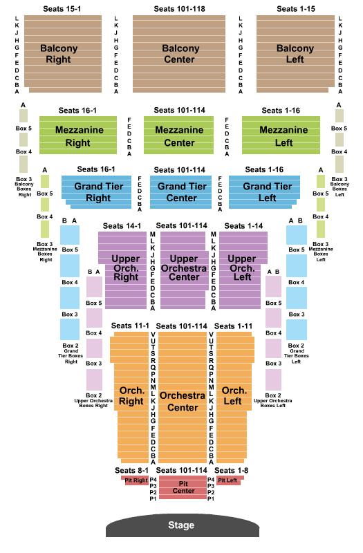 Thelma Gaylord PAT At Civic Center Music Hall The Wiz Seating Chart